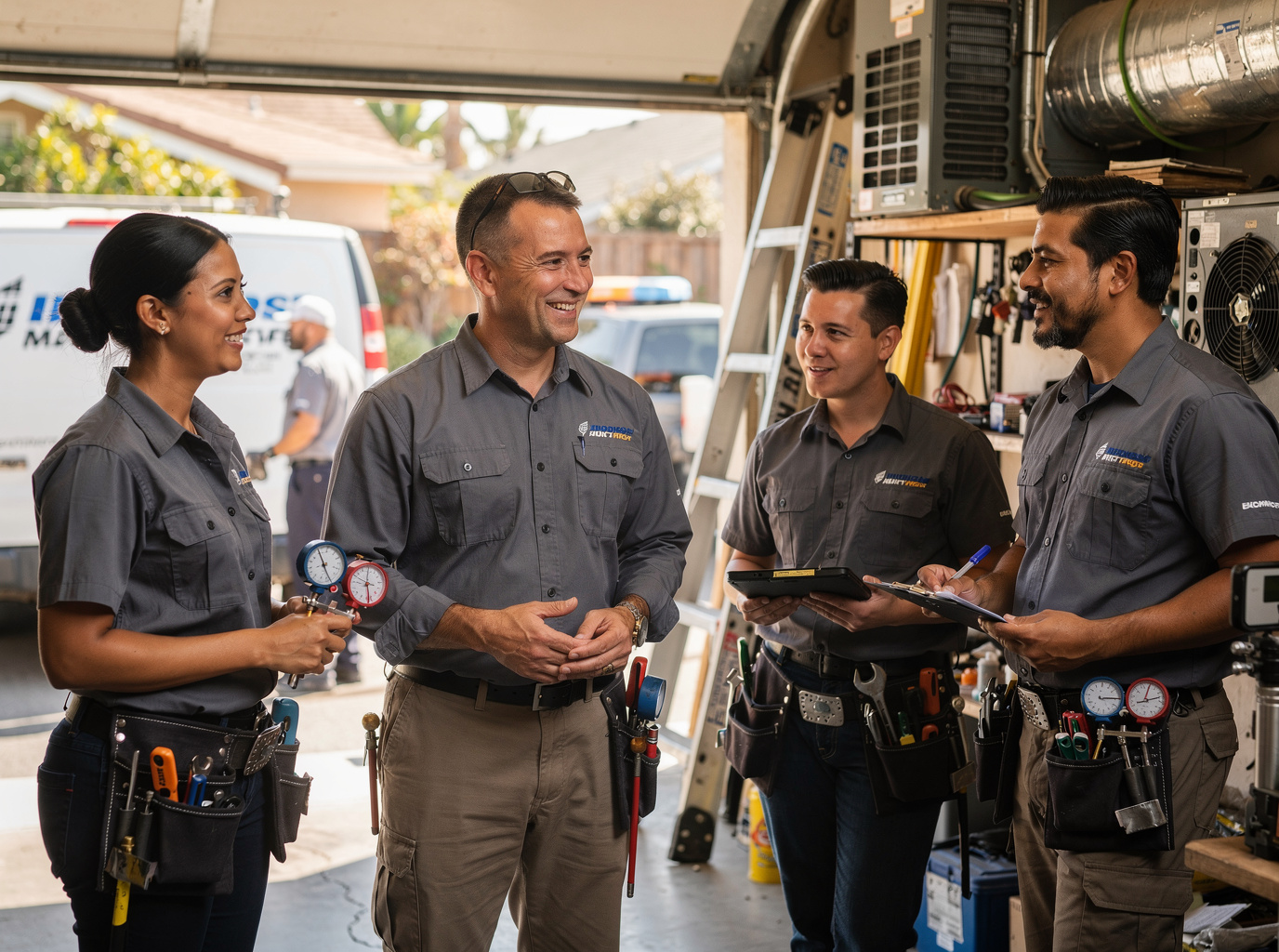 The HeatForge HVAC Services team